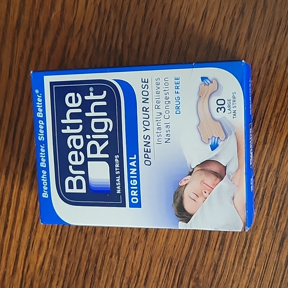 Breathe Right nasal strips NIB